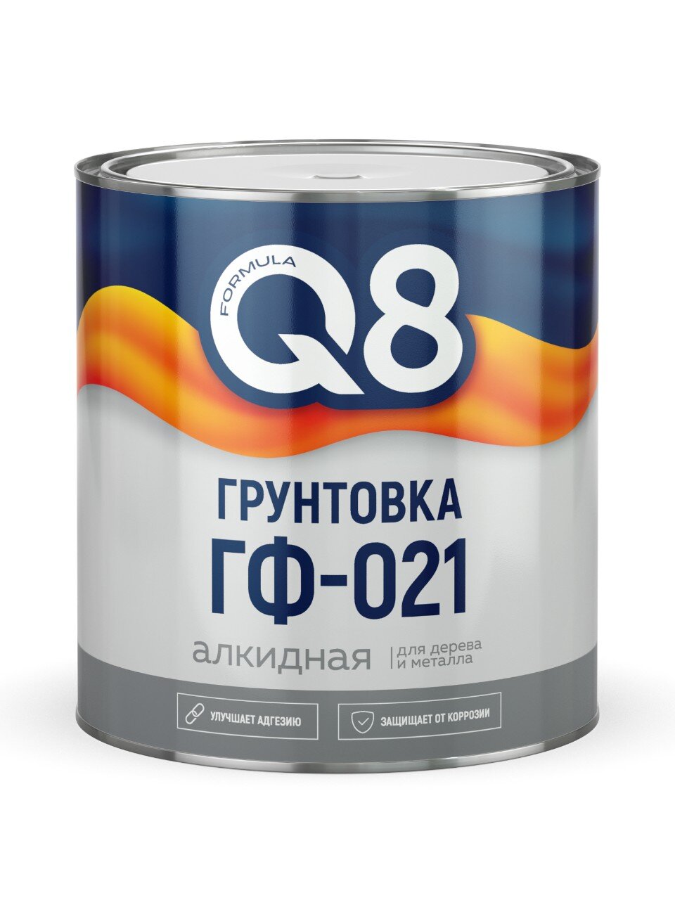 Грунтовка алкид, Formula Q8, ГФ-021, черн, 2.6 кг