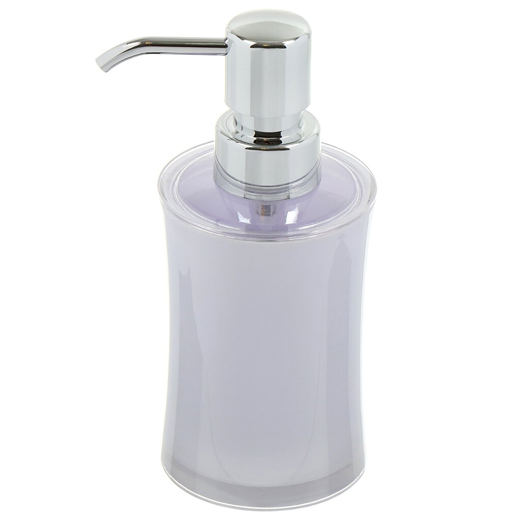 Дозатор для жидкого мыла, пластик, 7.2x17 см, белый, AS0083D-LD органайзер для кухни пластик дозатор для мыла стакан белый y4 7227