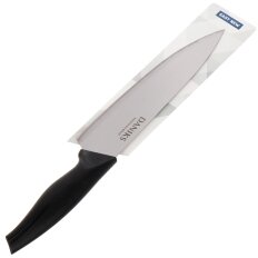 Нож кухонный Daniks, Easy New, шеф-нож, нержавеющая сталь, 20 см, рукоятка пластик, YW-A337-CH