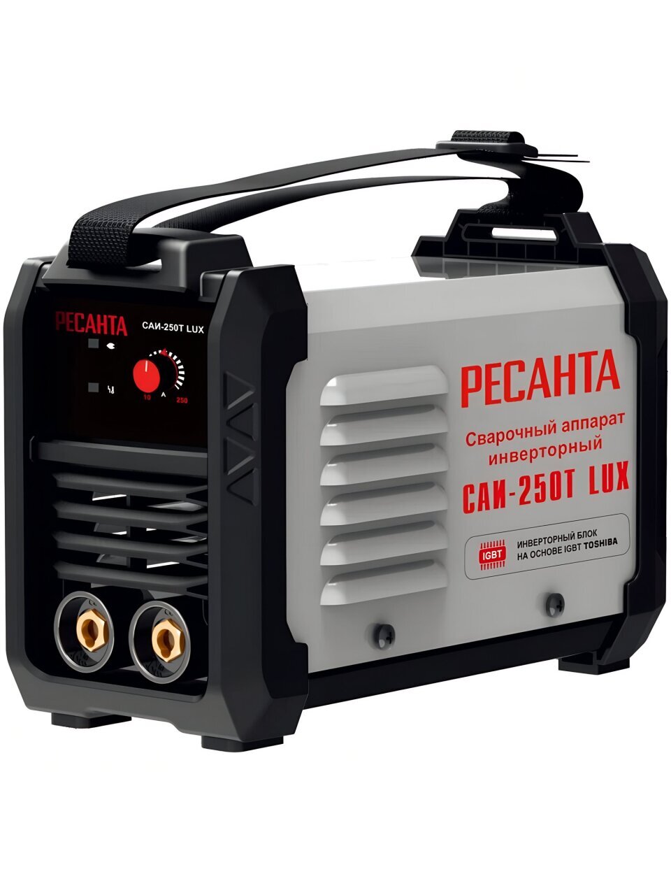 Сварочный аппарат инверторный, Ресанта, САИ-250Т Lux, 8.2 кВт, 250 А, электрод