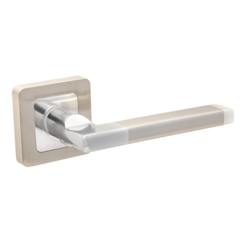 Ручка дверная Code Deco, H-22050-A-NIS/CR, матовый никель, хром, алюминий наследники анимоксы испытание уинтер