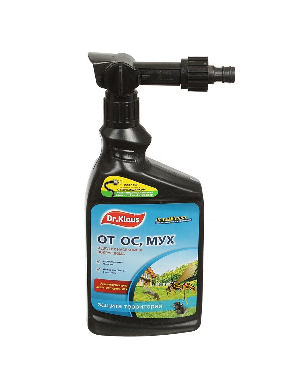 Инс Dr.Klaus Insect Super Эжектор (концентрат) от мух,ос и др.насекомых 1л
