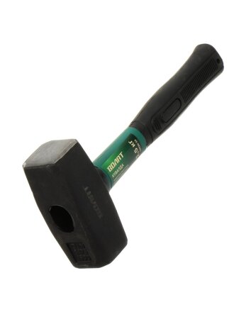 Кувалда 1.5 кг, фибергласовая обрезиненная рукоятка, Волат, 10530-15