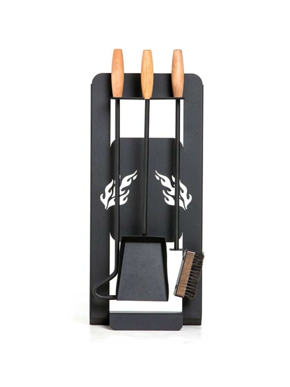 Набор для камина совок + щетка + кочерга, на стойке, Gratar, КН 0-1