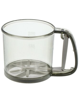 Сито-кружка пластик, 250 мл, для муки и сахара, Y3-1048