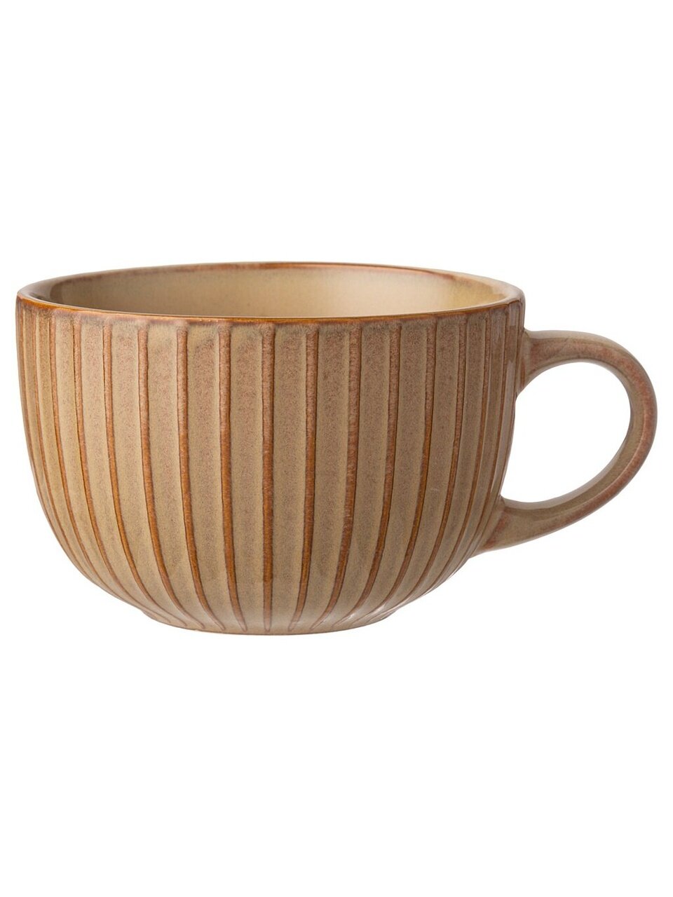 Кружка керамика, 580 мл, Stripe collection, Lefard, 191-216, сливочная