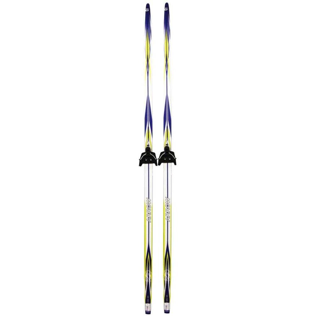Лыжный комплект Arrow blue 200, крепление: 75мм, wax (без палок), Atemi, 00000136733