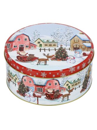 Коробка подарочная жесть, 20х9.2 см, Зима, Y4-75479