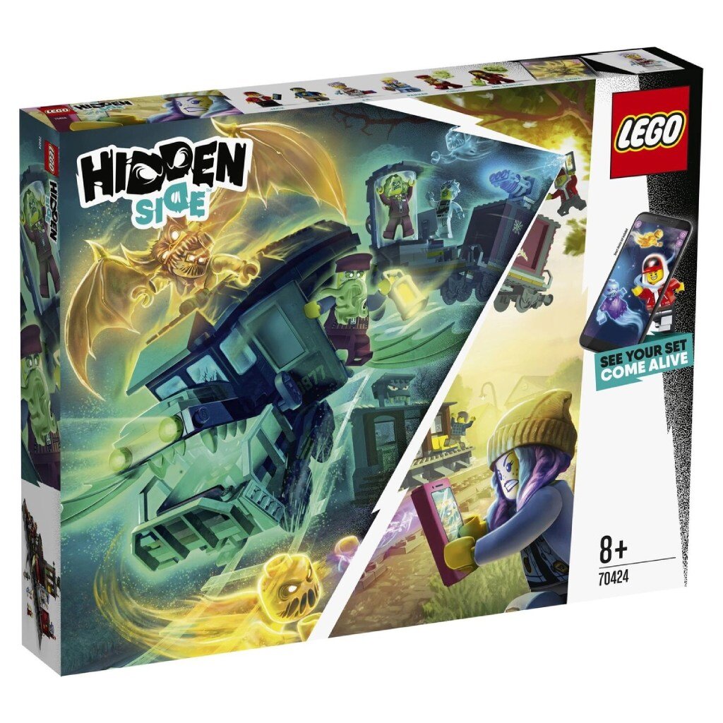 Конструктор Lego, Hidden Side, Призрачный экспресс, 7-9 лет, 697 деталей,  70424 - купить оптом со складов в Москве и Воронеже - оптовая база Спектр