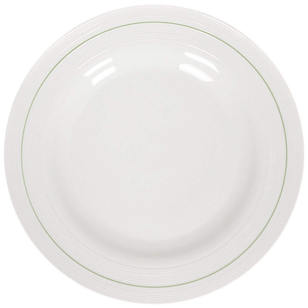 Ф Тарелка мелк 27см Зеленая линия 596-013