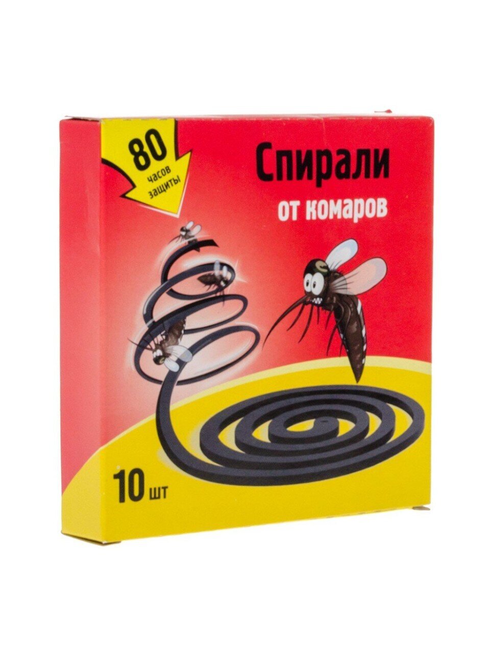 Репеллент от комаров, спираль, черные, Nadzor, 10 шт
