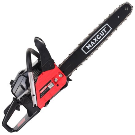 Пила цепная бензиновая, Maxcut, 3.4 л.с., 2500 Вт, длина шины 45 см, шаг цепи 0.325 дюйм, 72 звена, MC 152, 022100152