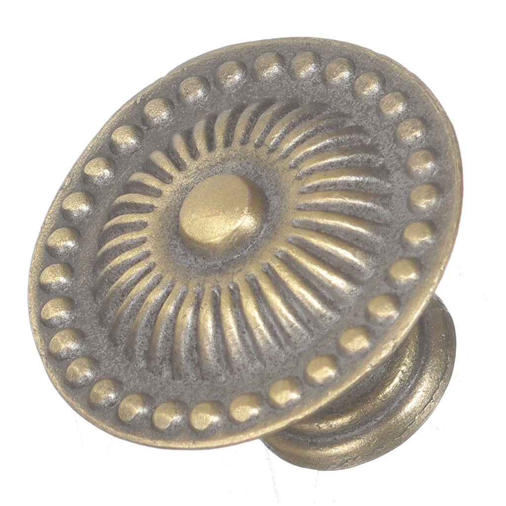 Ручка-кнопка мебельная Trodos, 14.133.33 713L, бронза, 303029 ручка кнопка elegant керамическая бронза
