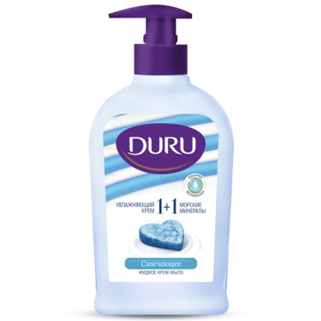 Крем-мыло жидкое Duru, Морские минералы, 300 мл asense жидкое мыло парфюмированное для рук и тела аромат каннабиса 1000 0