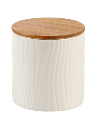 Банка для сыпучих продуктов, керамика, 0.8 л, с крышкой, Atmosphere, AT-K3294