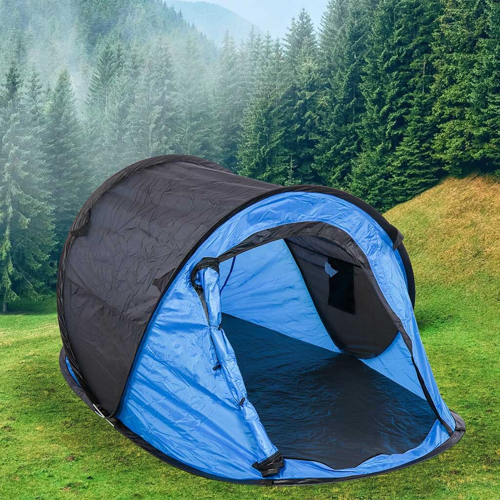 Палатка 3-местная, 225х110х90 см, 1 слой, 1 комн, с москитной сеткой, Green Days, YTKT891281 палатка greenwood target 4 green blue