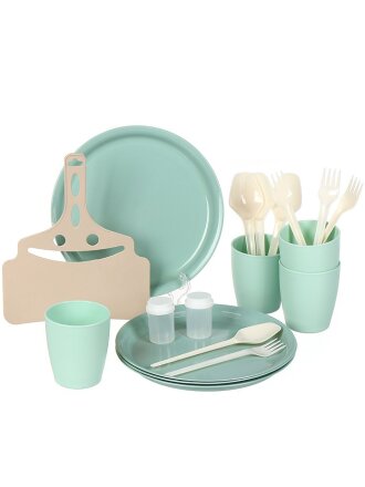 Набор для пикника на 4 персоны, 20 предметов, в ассортименте, Sparkplast, IS 5422