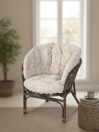 на спинку кресла