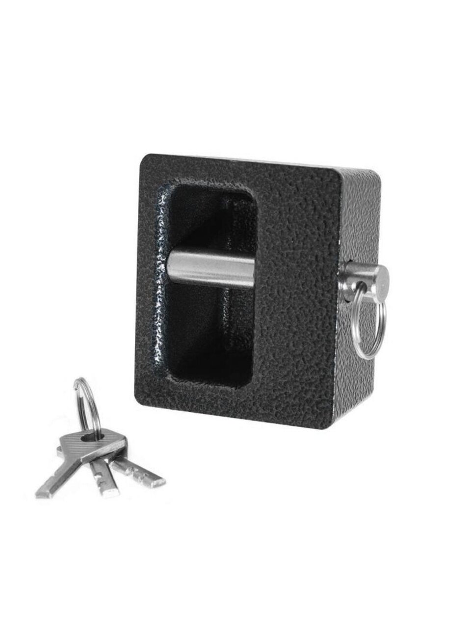 Замок навесной Абсолют, ВС 2-10А-01, БП-00017674, дисковый, серый, 40 мм, 3 ключа