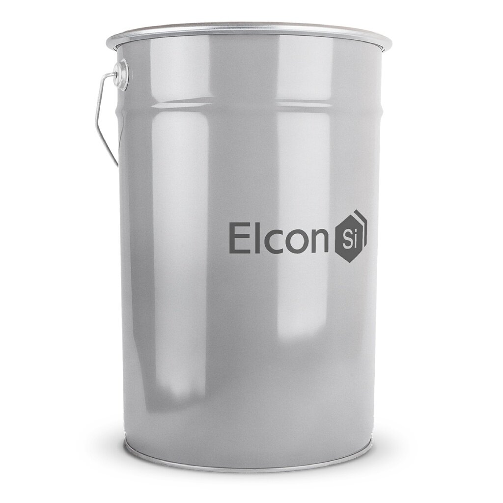 Эмаль Elcon, ОС-12-03, по металлу, органосиликатная, матовая, серая, 25 кг