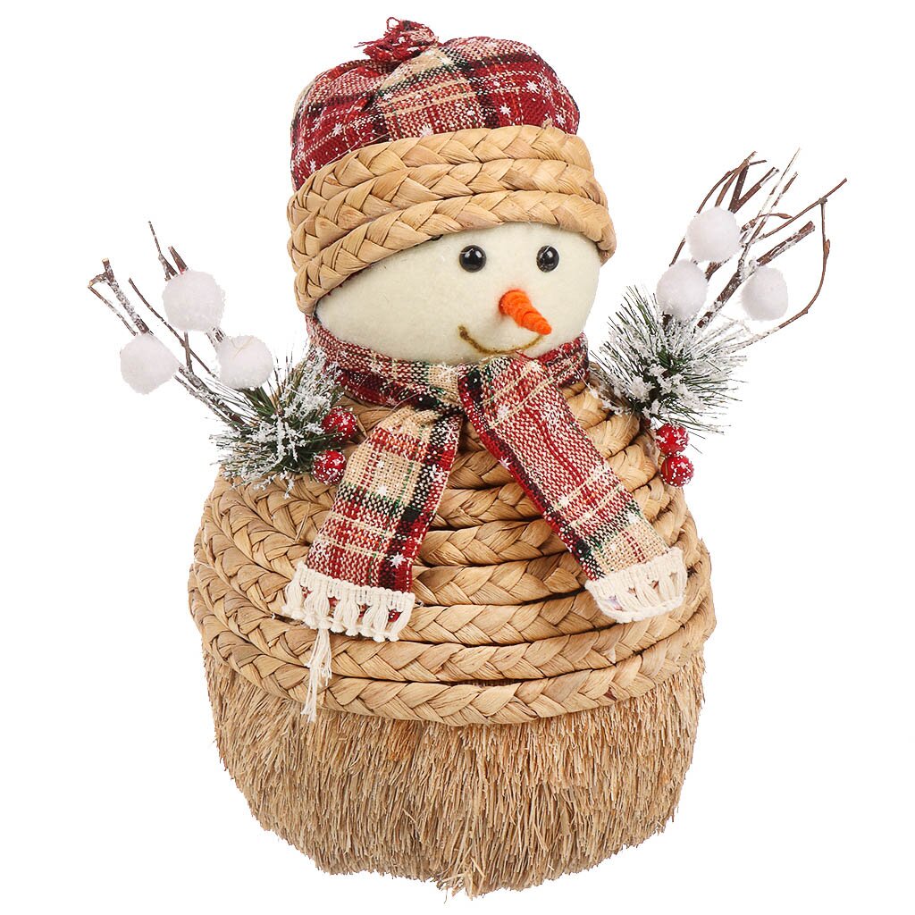 Фигурка декоративная Снеговик, 33 см, SYXRWWA-4723009 шар ёлочный снеговик и снегирь