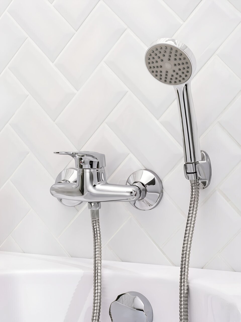 Смеситель для душа, РМС, с картриджем, SL55-003