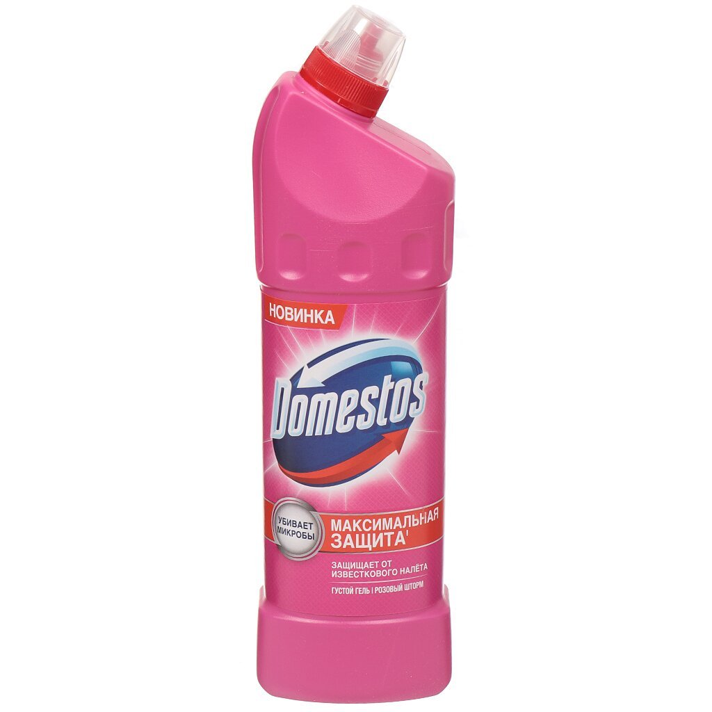 Чистящее средство универсальное, Domestos, Розовый шторм, гель, 1 л