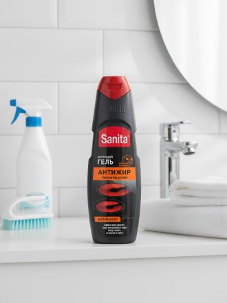 Чистящее средство для кухни, Sanita, Антижир, гель, 500 мл