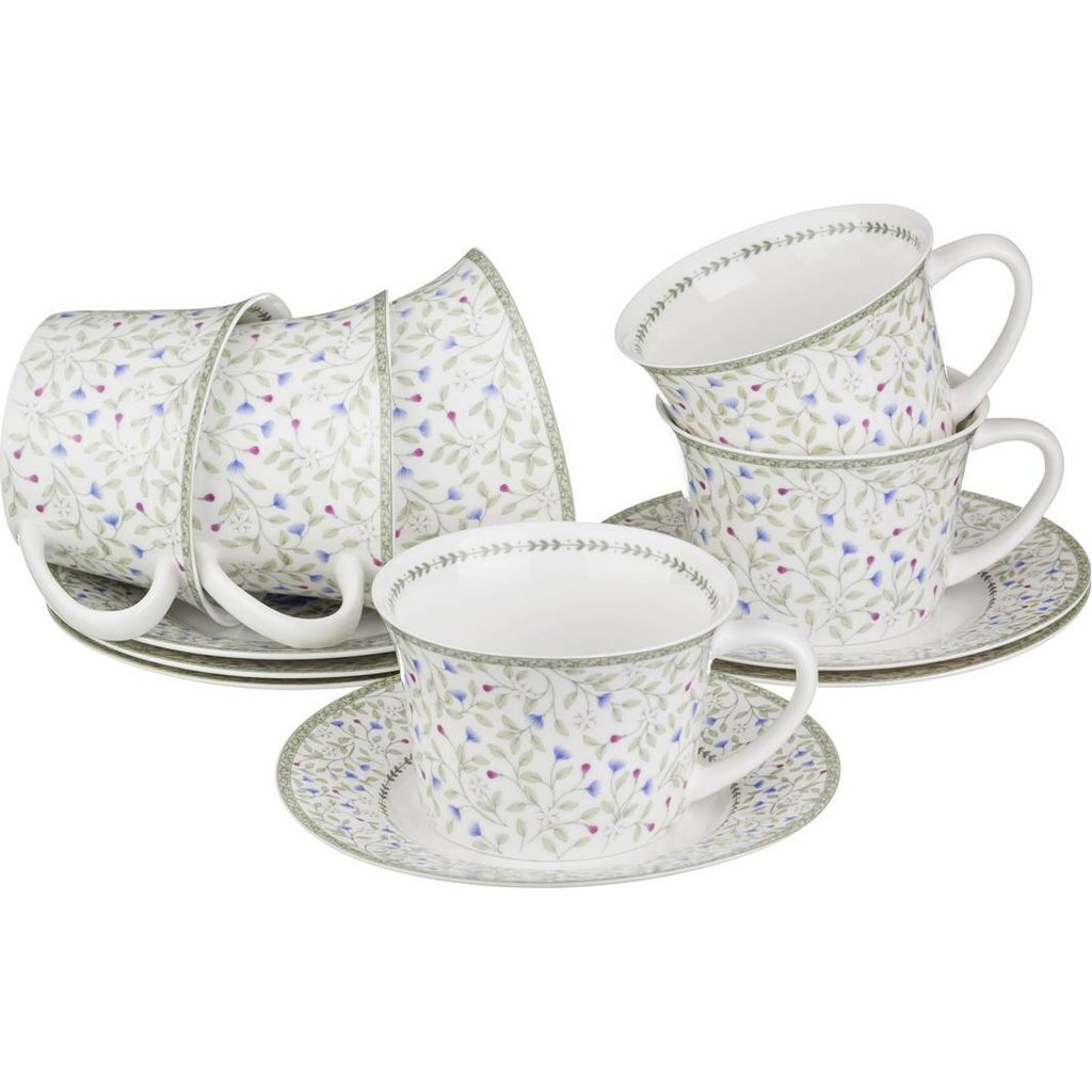 Чайный набор Lefard 12 пр. на 6 пер. &amp;quot;полевой цветок&amp;quot; 260 мл, 760-002