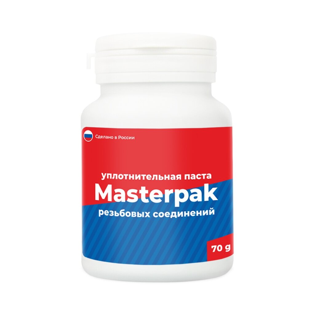 Паста уплотнительная 70 г, вода,пар, MasterProf, ИС.130213