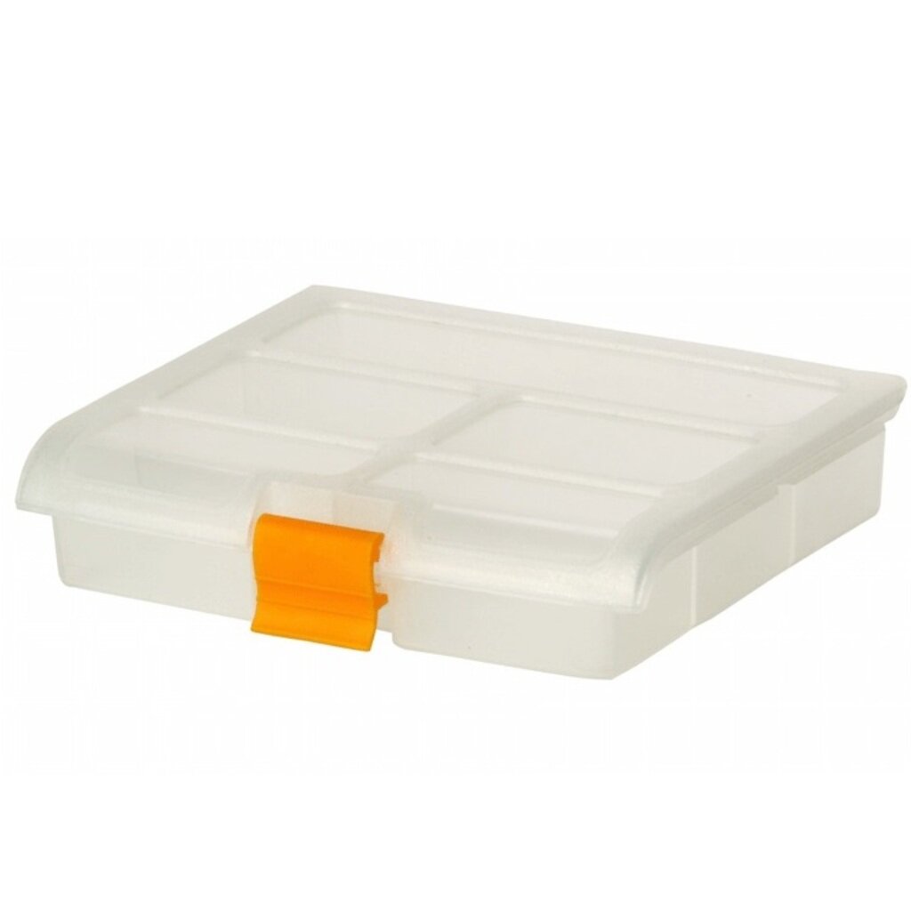 Ящик-органайзер для инструмента, пластик, 5 ячеек, 11.4х14.2х3.4 см, Idea, М2950 органайзер для холодильника 20х30х10 см с крышкой прозрачный idea м 1587