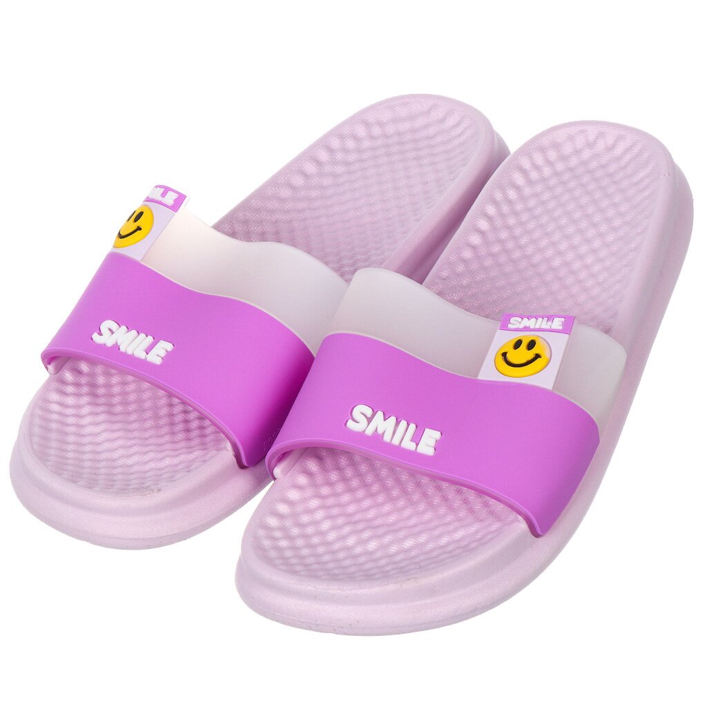 Обувь пляжная для женщин, фиолетовая, р. 36-37, Смайл, T2022-555