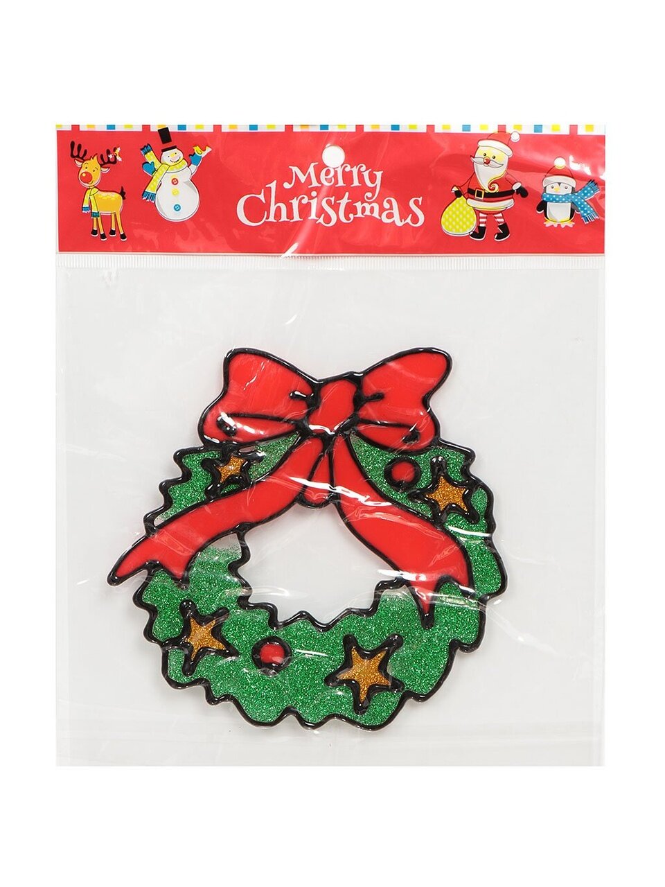 Наклейка на стекло, 19х23 см, Венок, SYBXT-3119156