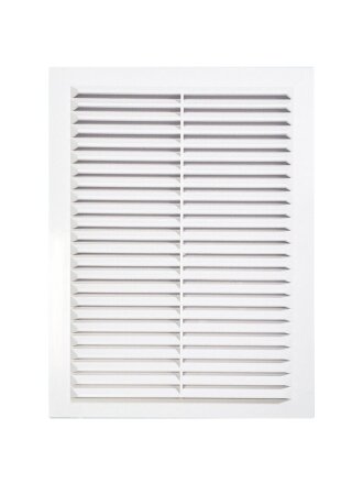 Решетка вентиляционная пластик, 190х290 мм, с сеткой, Viento, 1929В