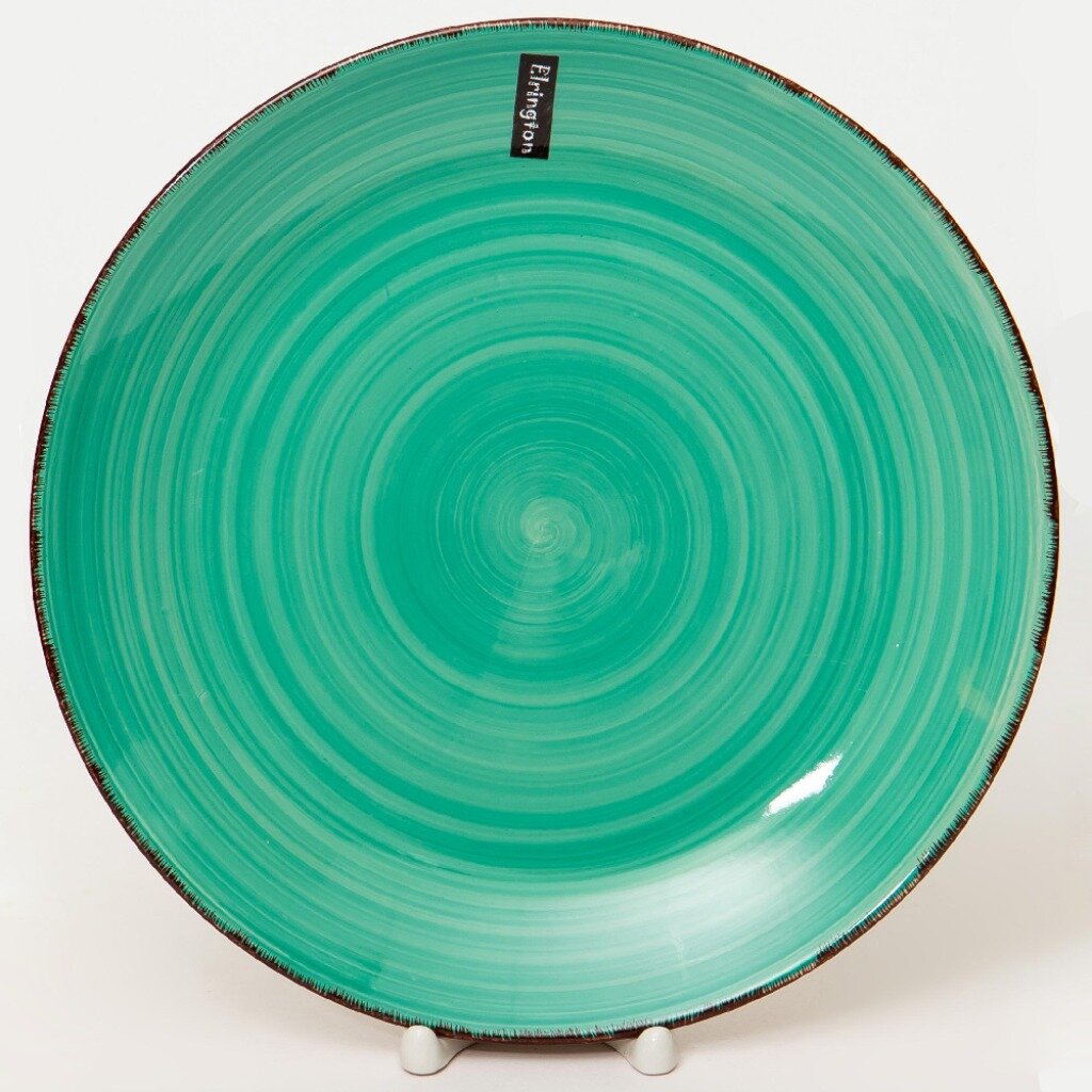 Тарелка обеденная, керамика, 27 см, круглая, Elrington аэрография, Elrington, 139-23086