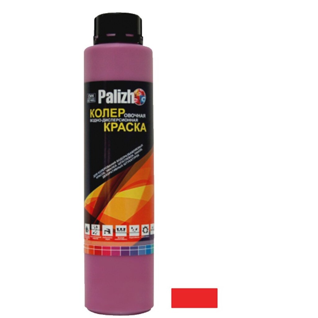 Колер краска, Palizh, №500, красный, 750 мл колер краска palizh 520 фиолетовый 750 мл