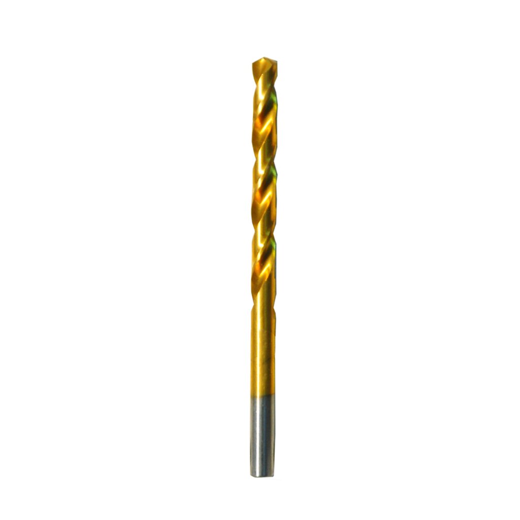 Сверло по металлу, с титановым покрытием, Haisser, диаметр 5.5 мм, HS111012 ножницы по металлу пряморежущие 270 мм двухкомпонентная ручка gross piranha 78329