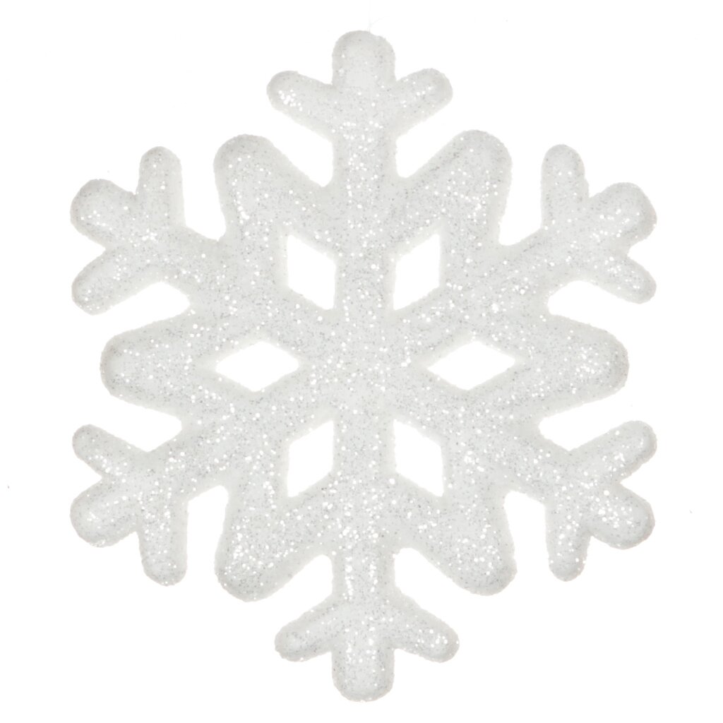 Подвеска Monte Christmas, Снежинка, 2 шт, белая, 10 см, N6051112