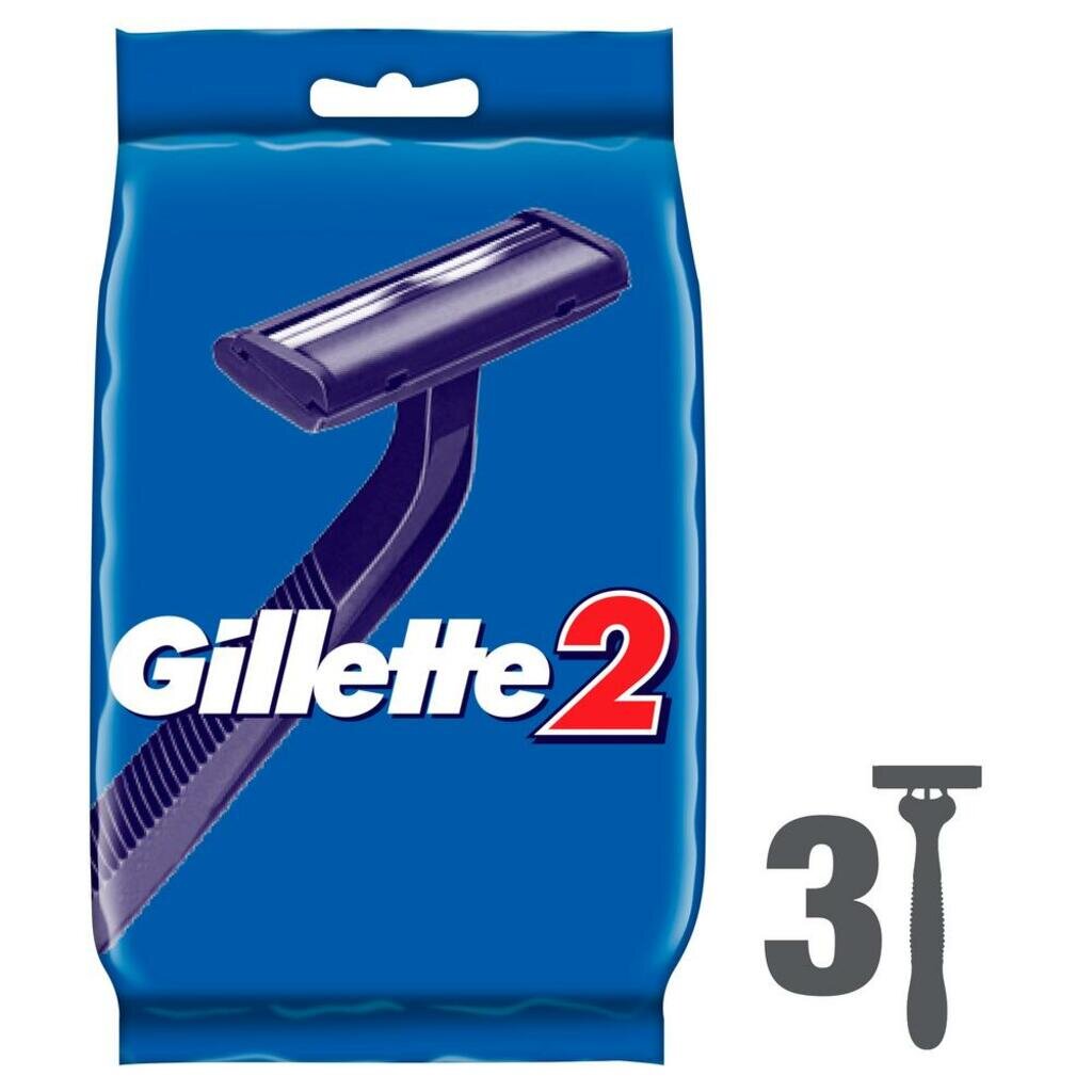 Станок для бритья Gillette, для мужчин, 3 шт, одноразовые dorco бритвы одноразовые pace3 3 лезвийные 1