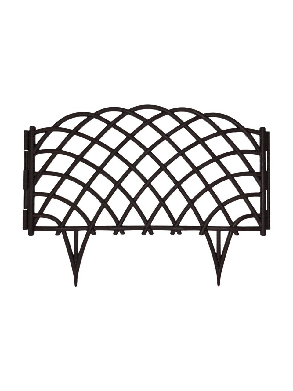 Забор декоративный пластмасса, Диорит, Диадема, 32х270 см, темно-коричневый, 46687