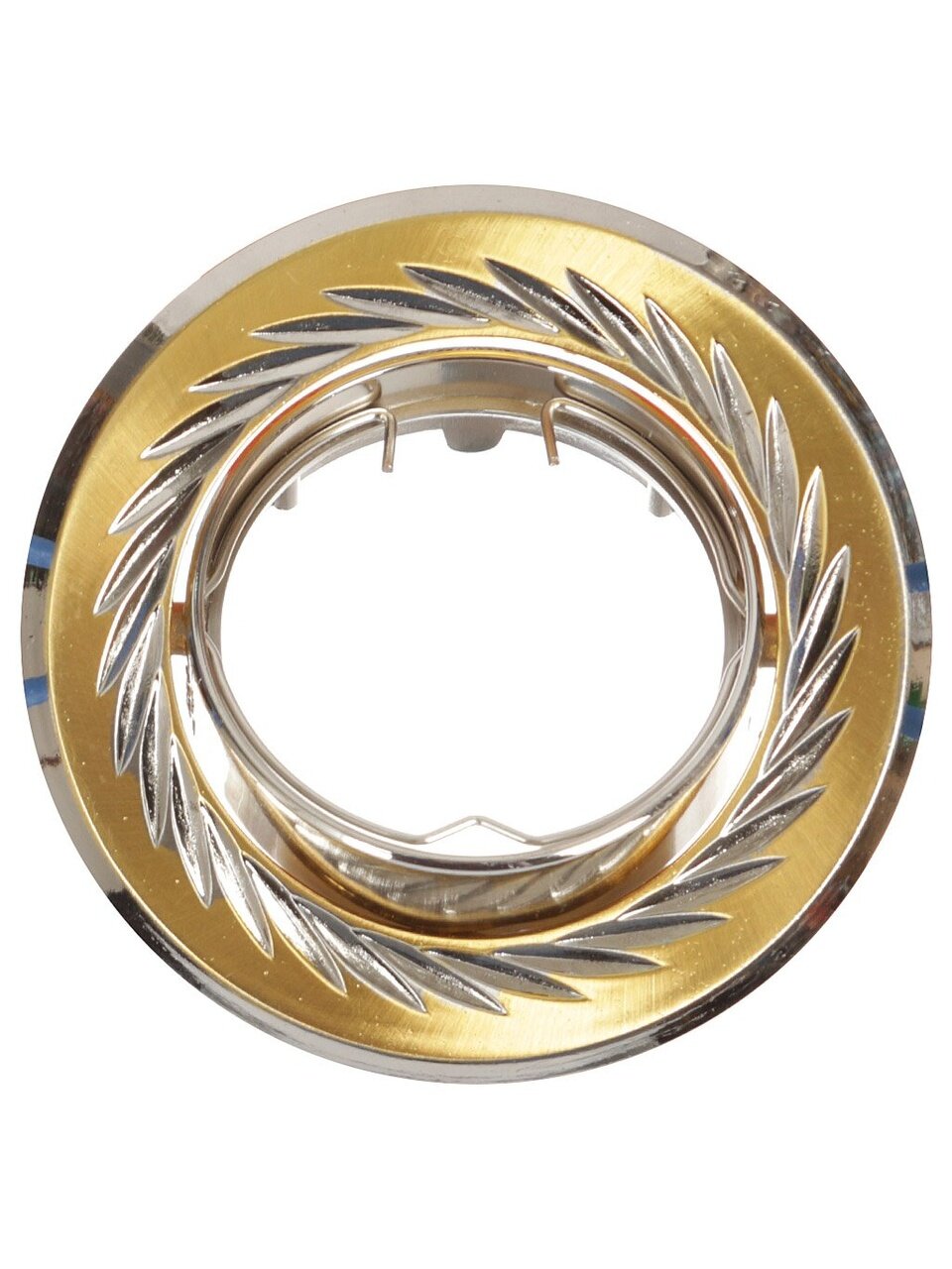 Светильник встраиваемый поворотный, СВ 02-02, G5.3, MR16, 50 Вт, матовое золото, никель, TDM Electric, SQ0359-0005