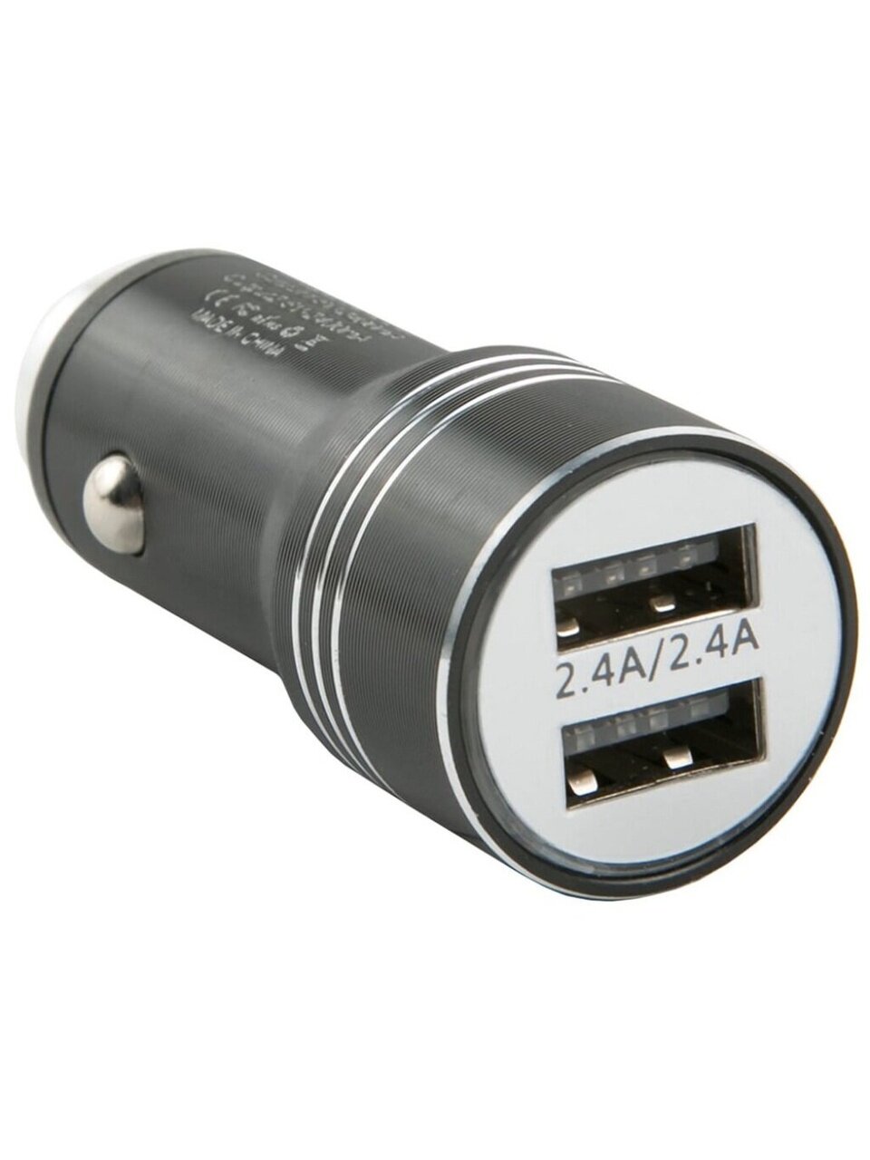 Автомобильное зарядное устройство Red Line, Tech 2 AC-5, USB, в прикуриватель, 2.4 А, черное, УТ000016521