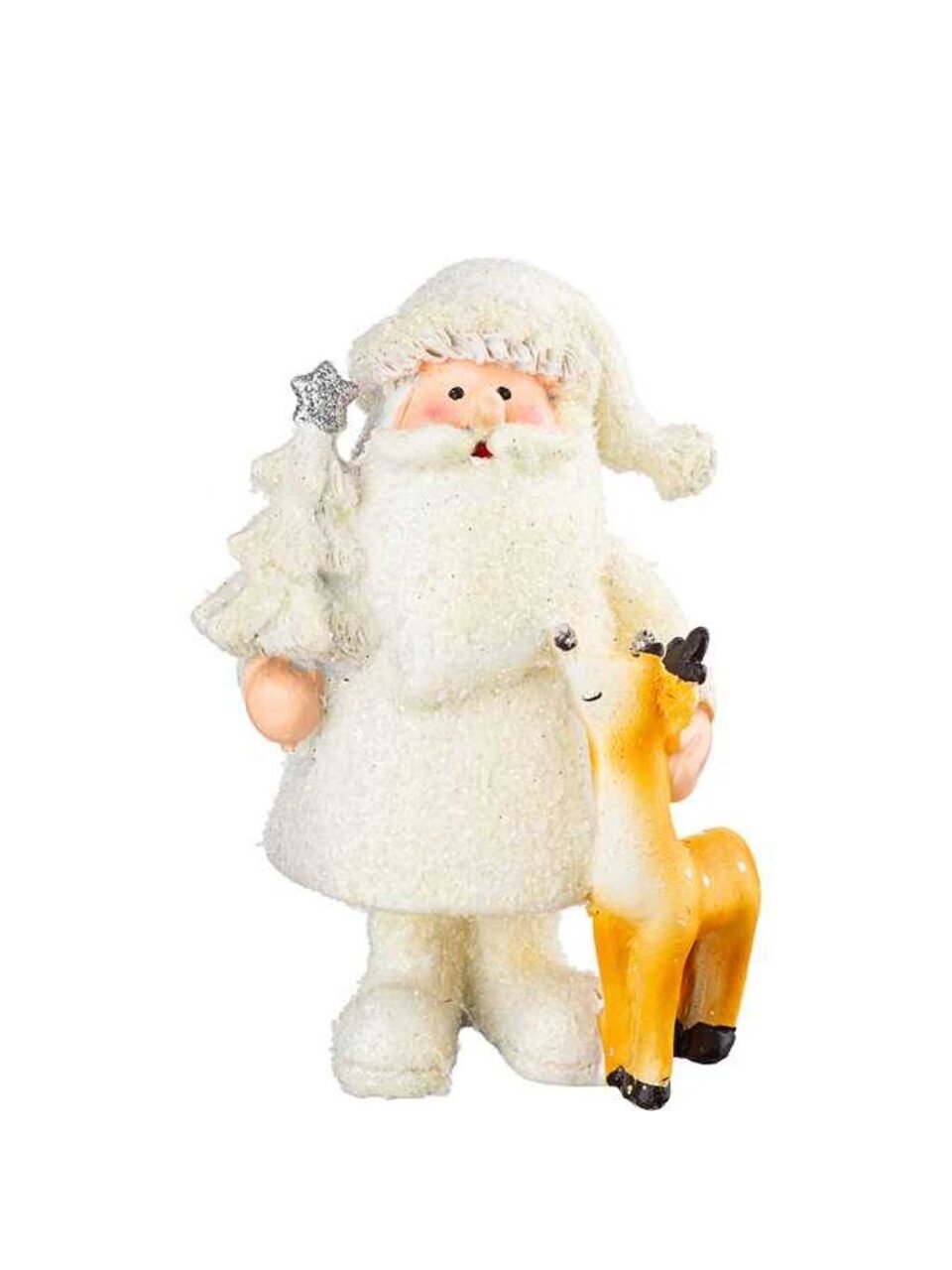 Фигурка декоративная полистоун, Дед Мороз, 10х6.5х14 см, Lefard, 100-862