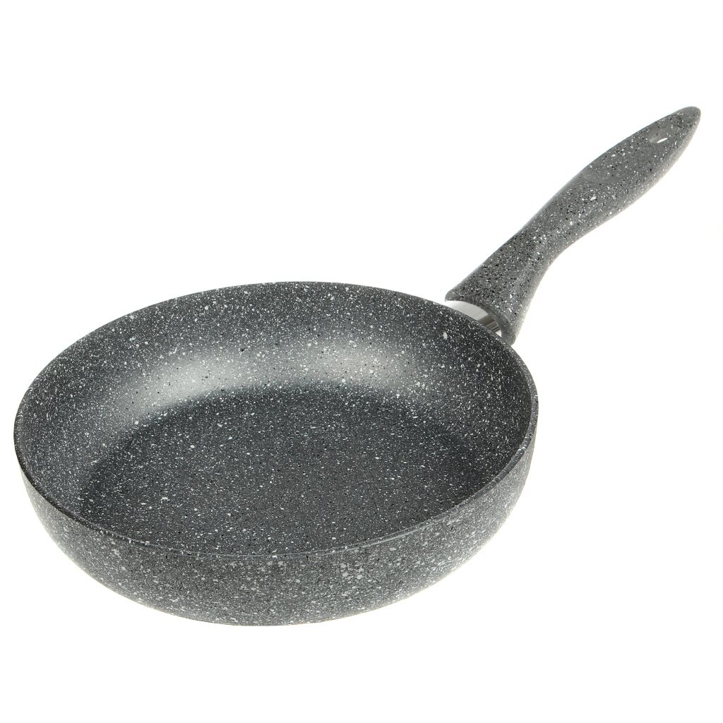 Сковорода алюминий, 20 см, антипригарное покрытие, Scovo, Stone Pan, ST-001 набор посуды 3 пр small silver stone