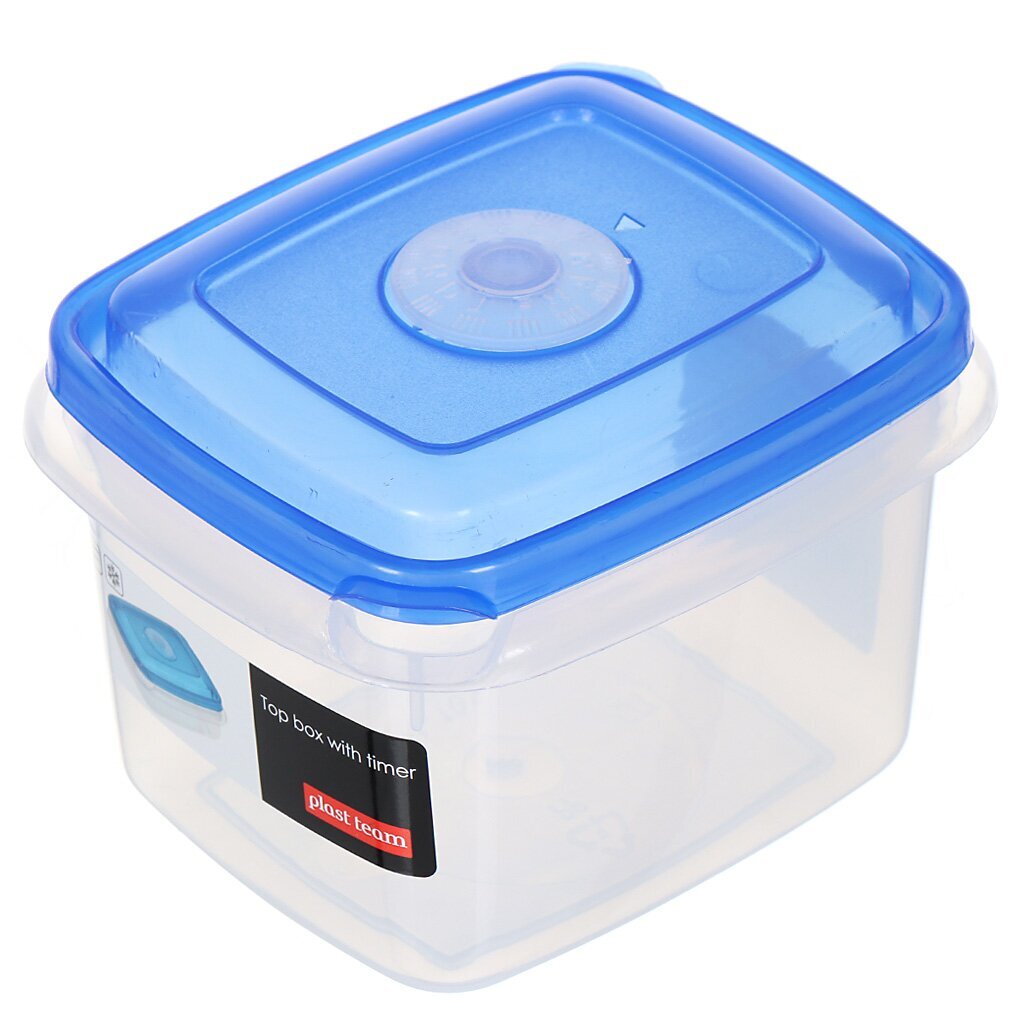 Контейнер пищевой пластик, 0.45 л, прямоугольный, с таймером, 10760800