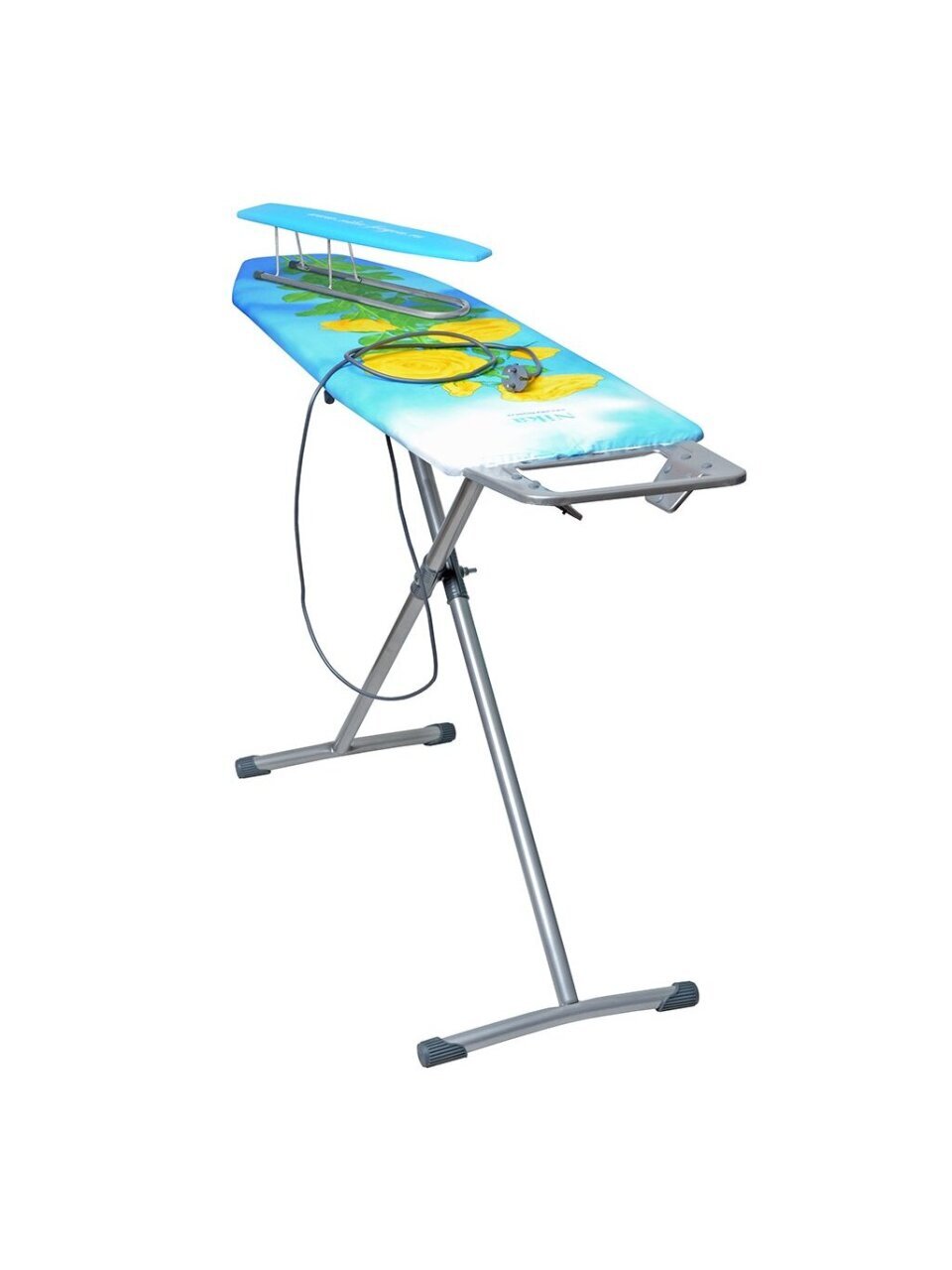 Доска гладильная 122х34 см, 3М Н3М, подставка для утюга, гладильный рукав, встроенная розетка, удлинитель 2.2 м, Nika, 3М Н3М, в ассортименте