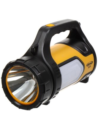 Фонарь кемпинговый, встроенный аккумулятор, Облик, зарядка от сети 220 В, пластик, 5W + 24 LED ручной, 8224