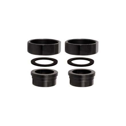 Гайки для насоса, сталь, 1"х1" 1/2, г-г, 2 шт, Jemix, G 1 1/2 F-G 1 F