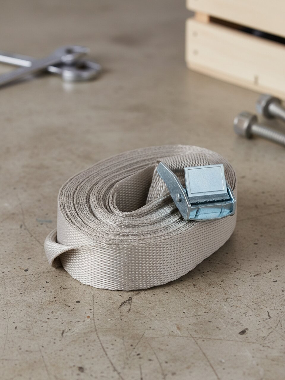 Ремень крепления груза 6 м, кольцевой с фиксатором, 250 кг, Clim Art, CLA01102