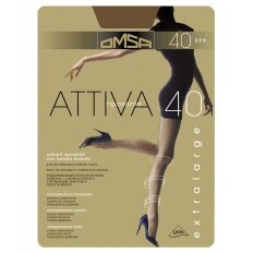 Колготки Omsa, Attiva, 40 DEN, р. 5, daino/загар, шортики, с укрепленным мыском